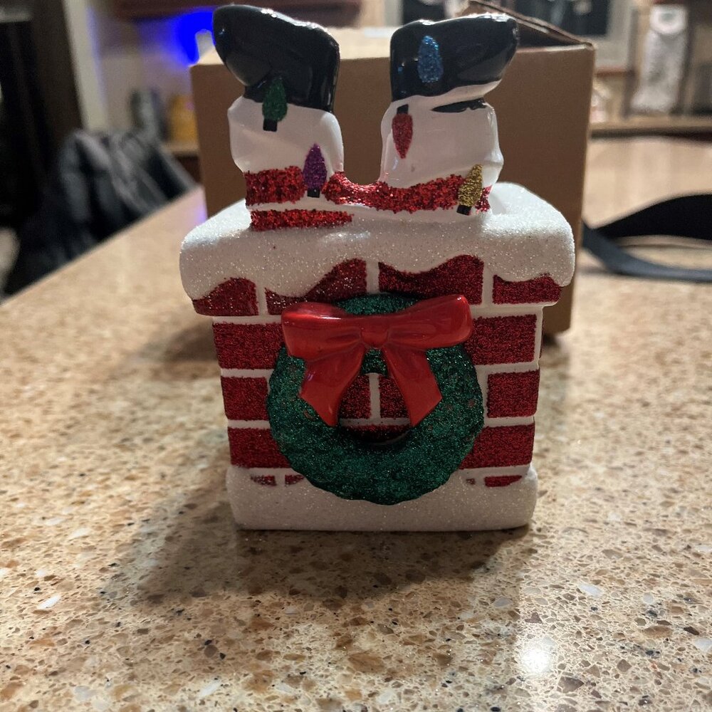 Bath & Body Santa hand soap holder